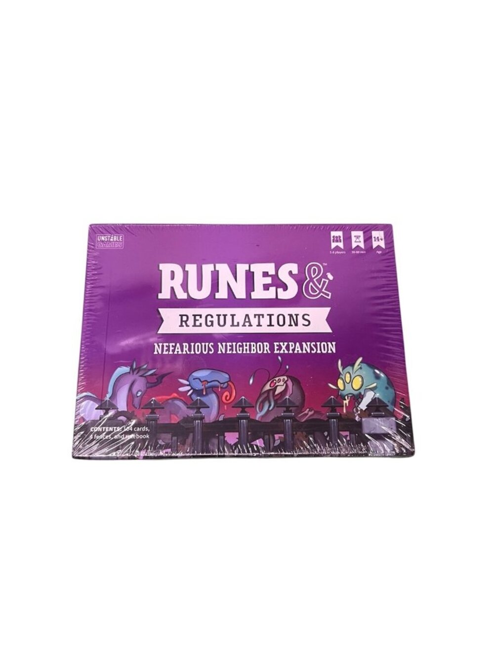 Runes & Regulations Expansion: Nefarious Neighbors — New Sealed Card Board Game